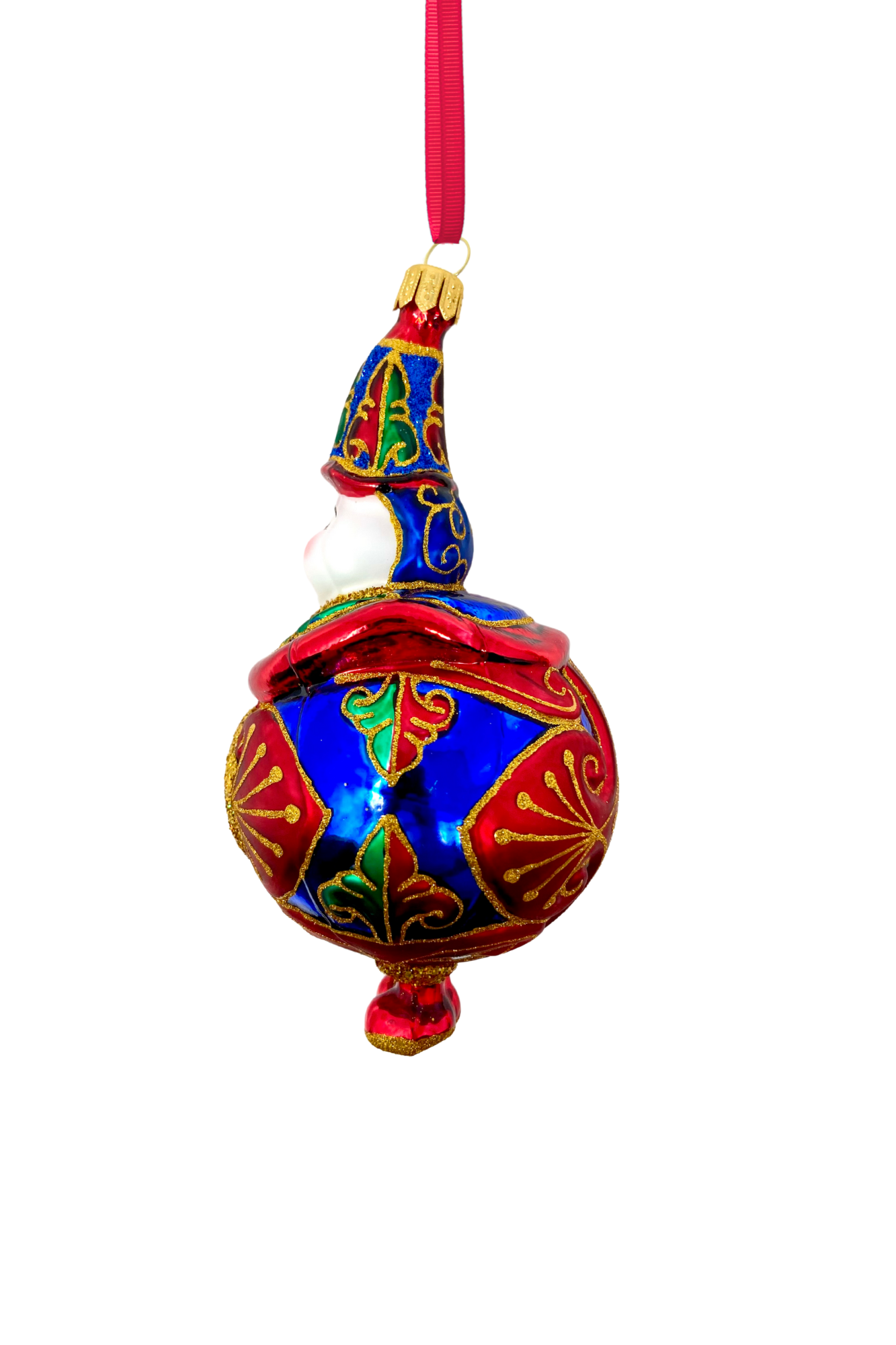 Ringmaster Circus Holiday Polish Glass Christmas Ornament