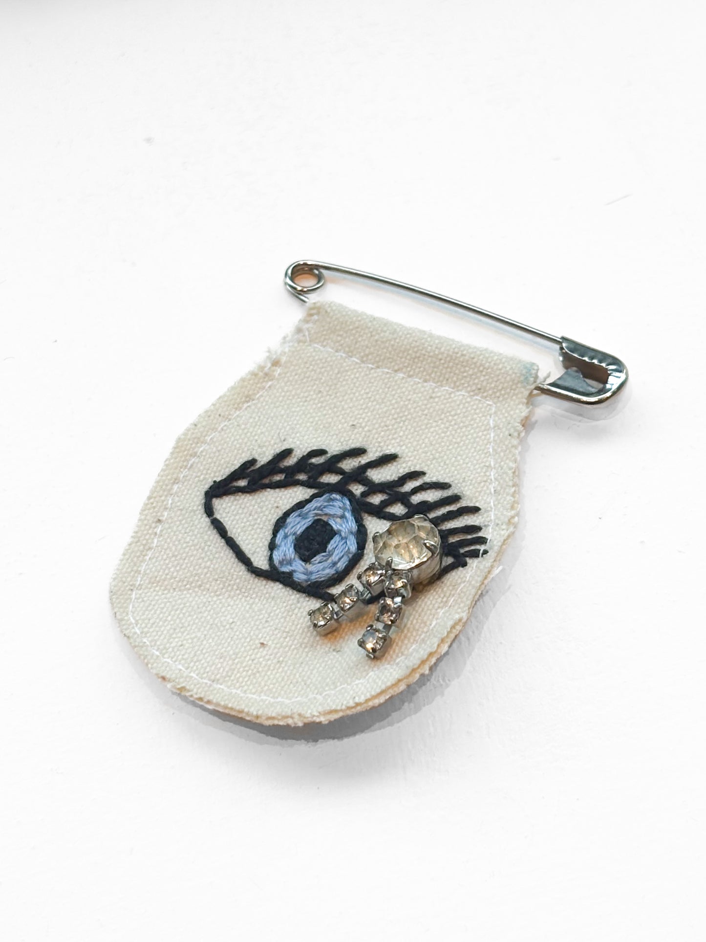 Brooklyn made upcycled badge