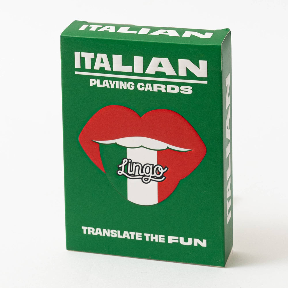 Italian travel playing cards