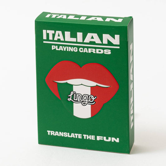 Italian travel playing cards