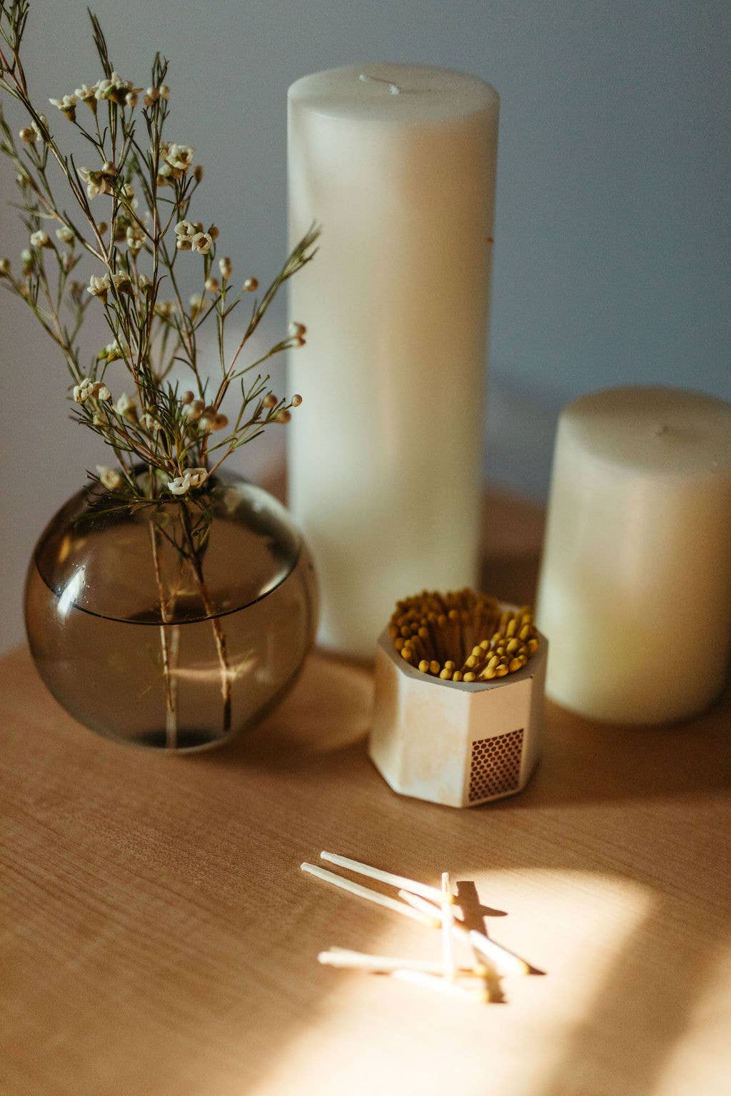 Concrete Match Holder