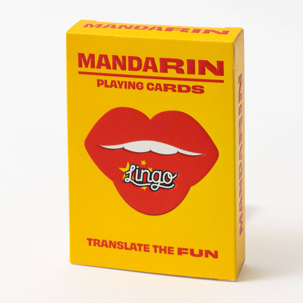 Mandarin travel playing cards