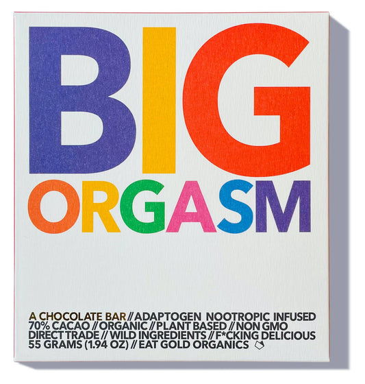 Big Orgasm chocolate bar