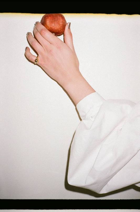 de la fuente | brass pinky ring