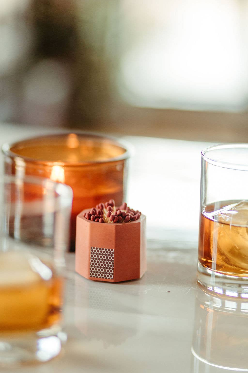 Concrete Match Holder