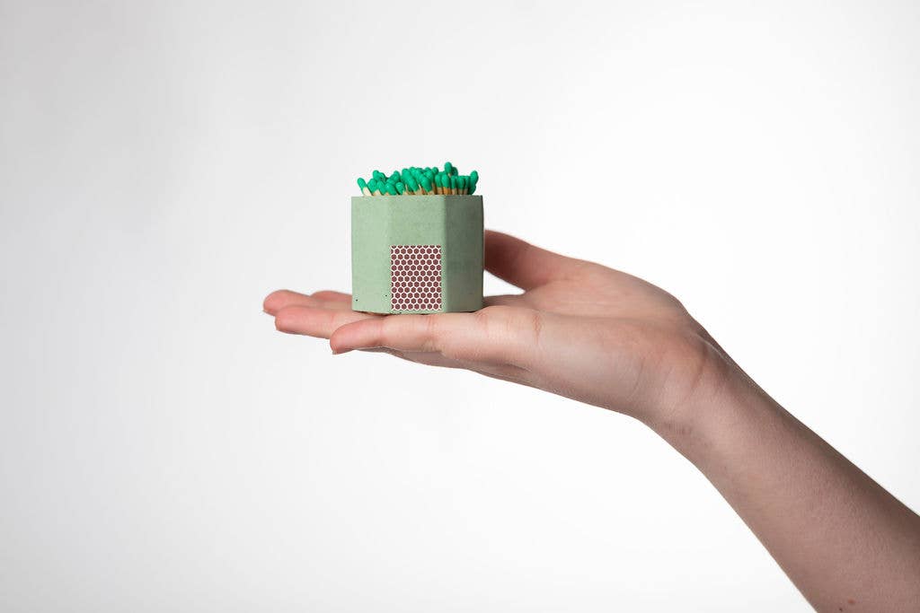 Concrete Match Holder