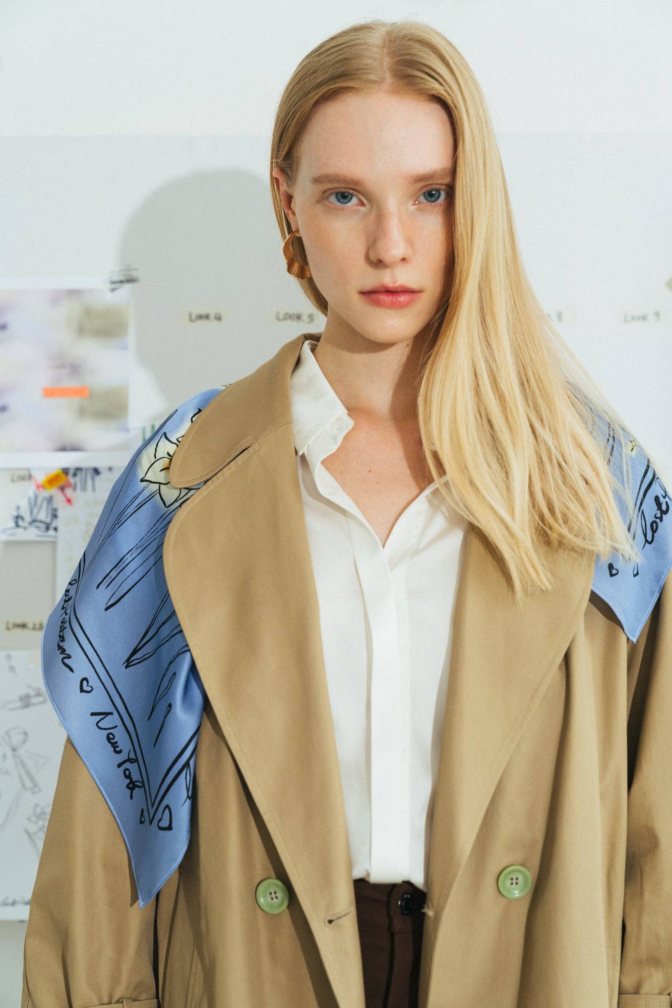 New York Silk Scarf
