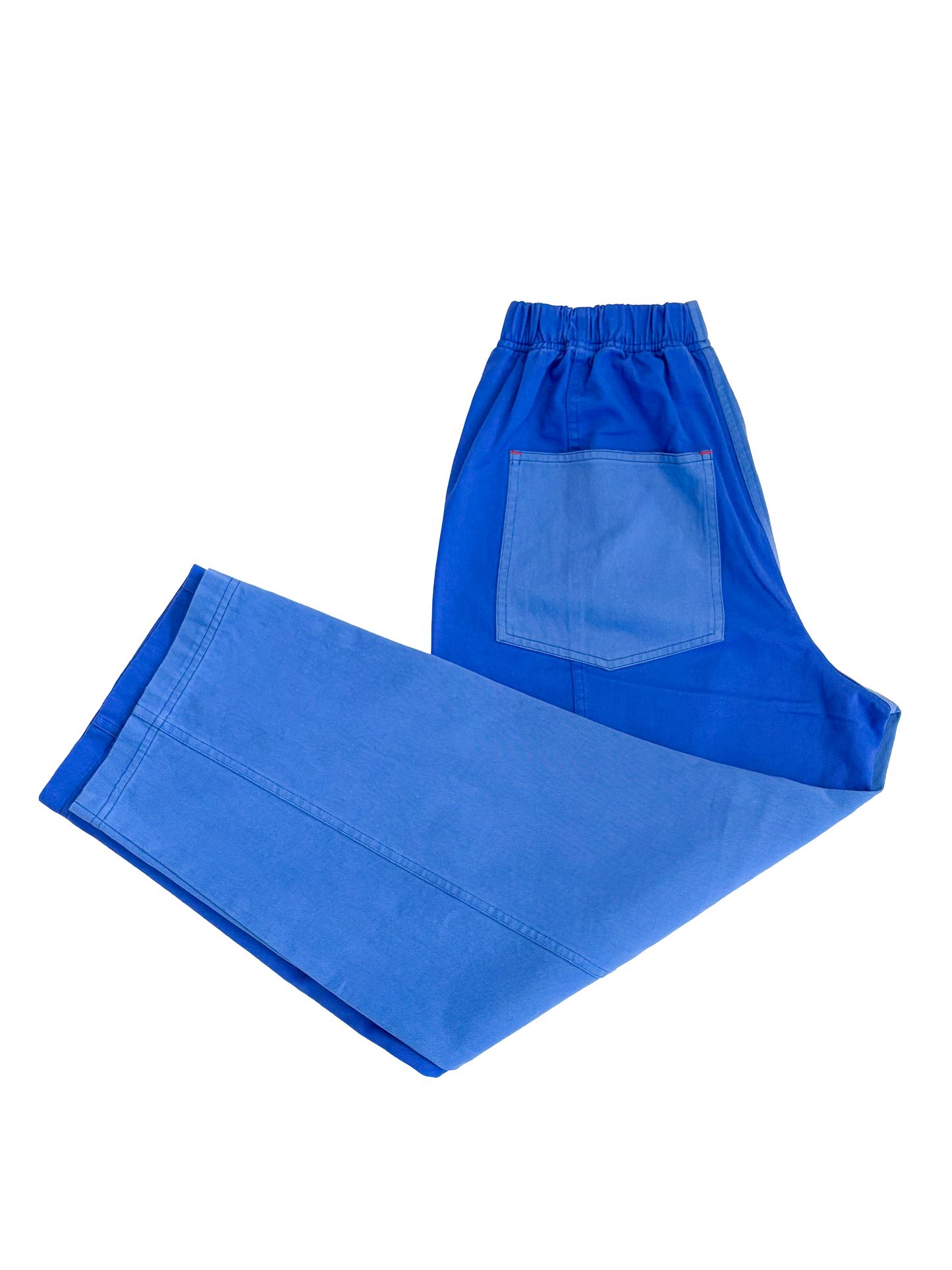 Colorblock Cotton Pants