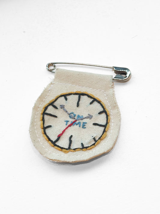 Brooklyn made upcycled badge