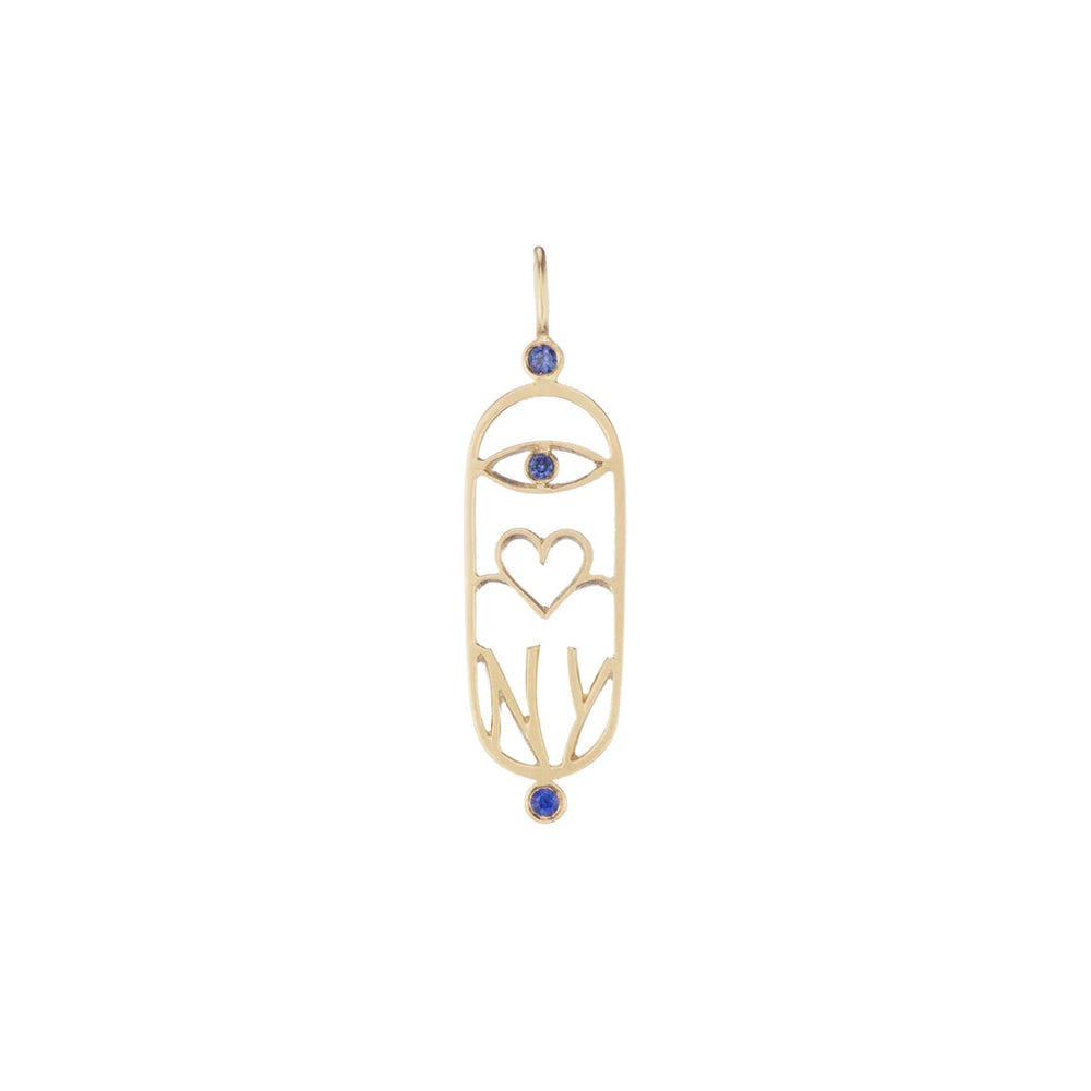 Eye Love NY Cartouche Necklace