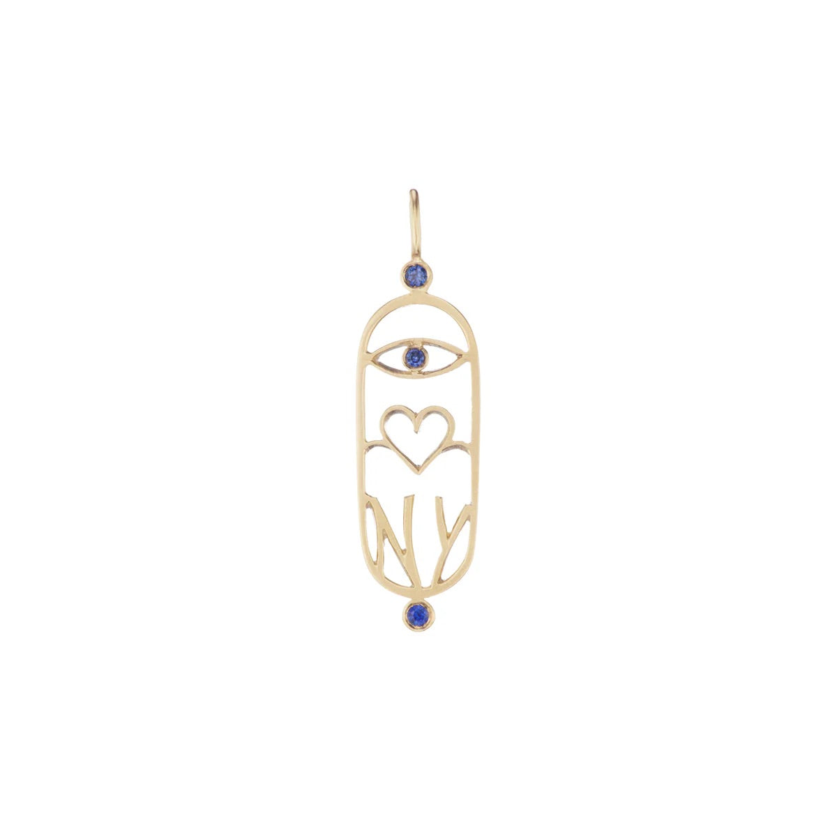 Eye Love NY Cartouche Necklace