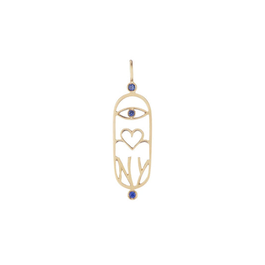 Eye Love NY Cartouche Necklace