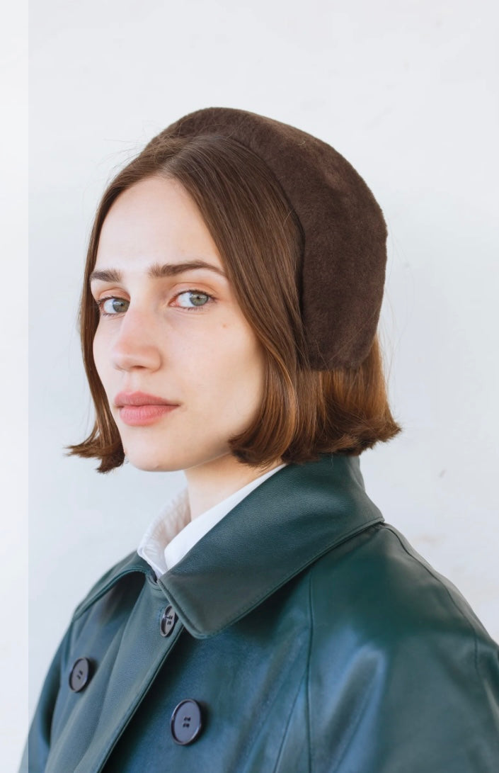 Cleo shearling earmuff headband