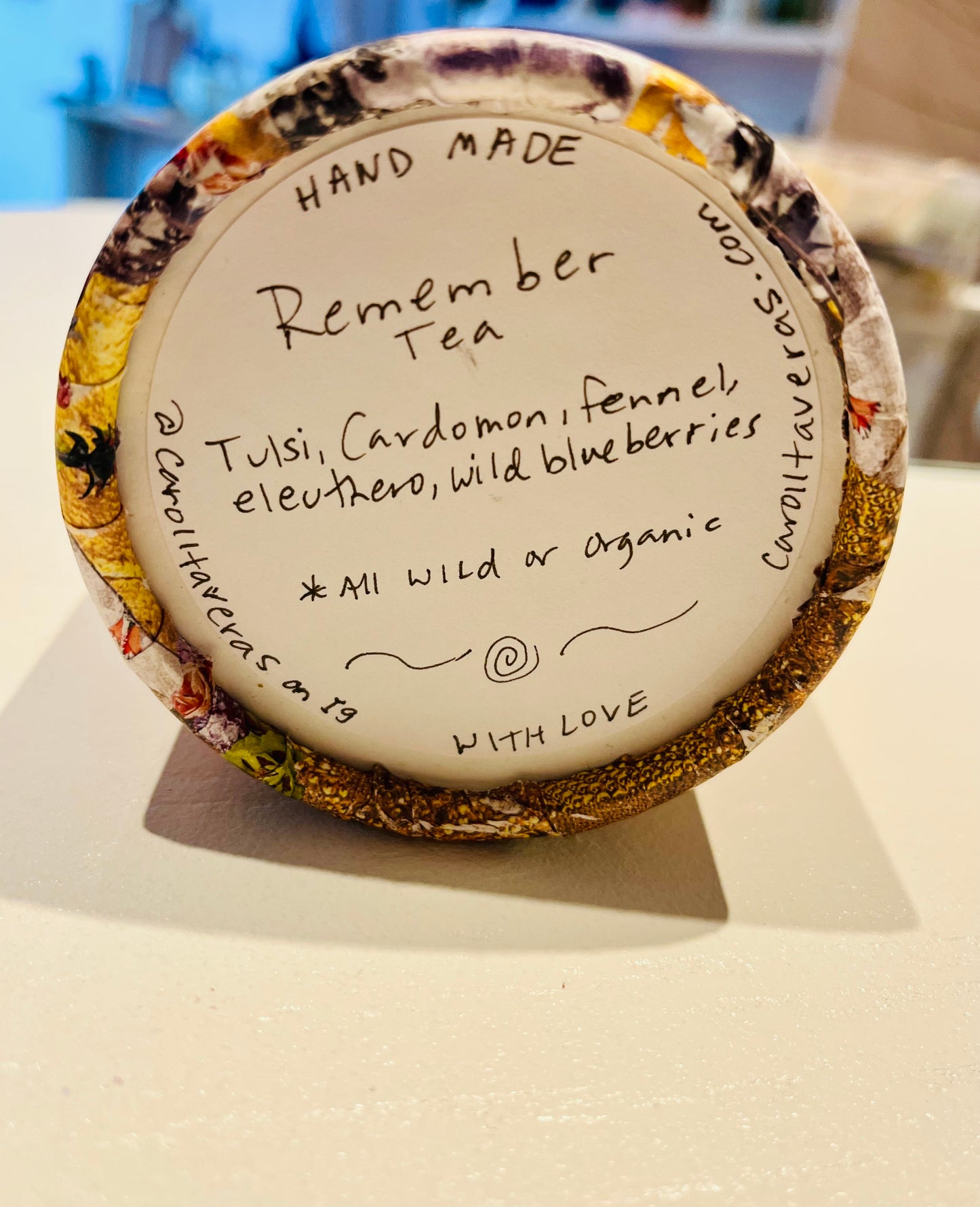 Caroll Taveras Handmade Artist Tea Blend