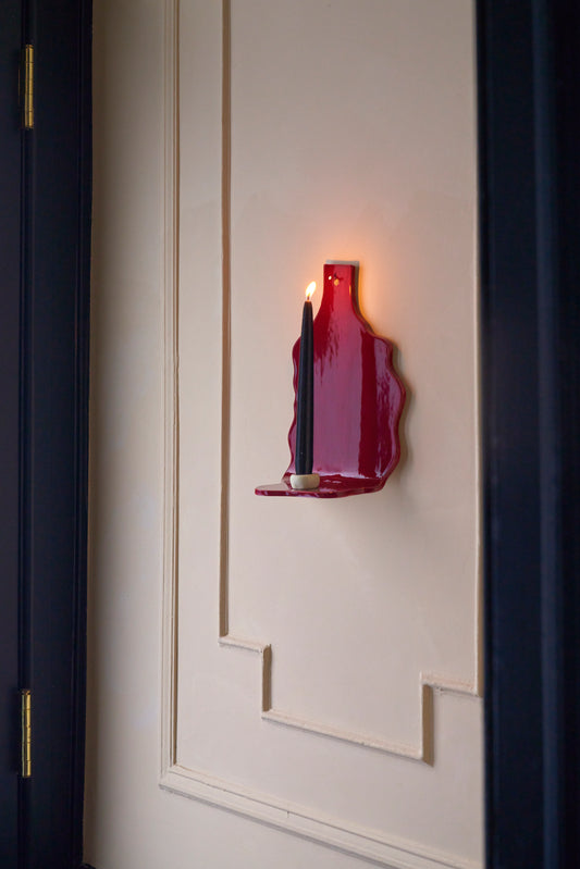 Swiss Chard Candle Wall Sconce