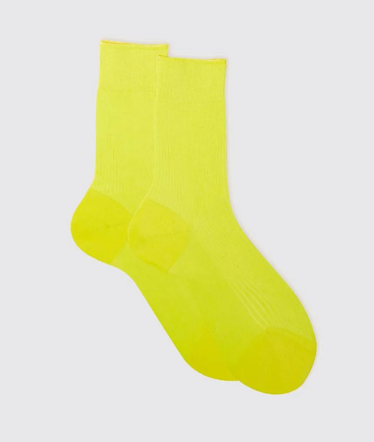 Italian Metallic Laminated Socks