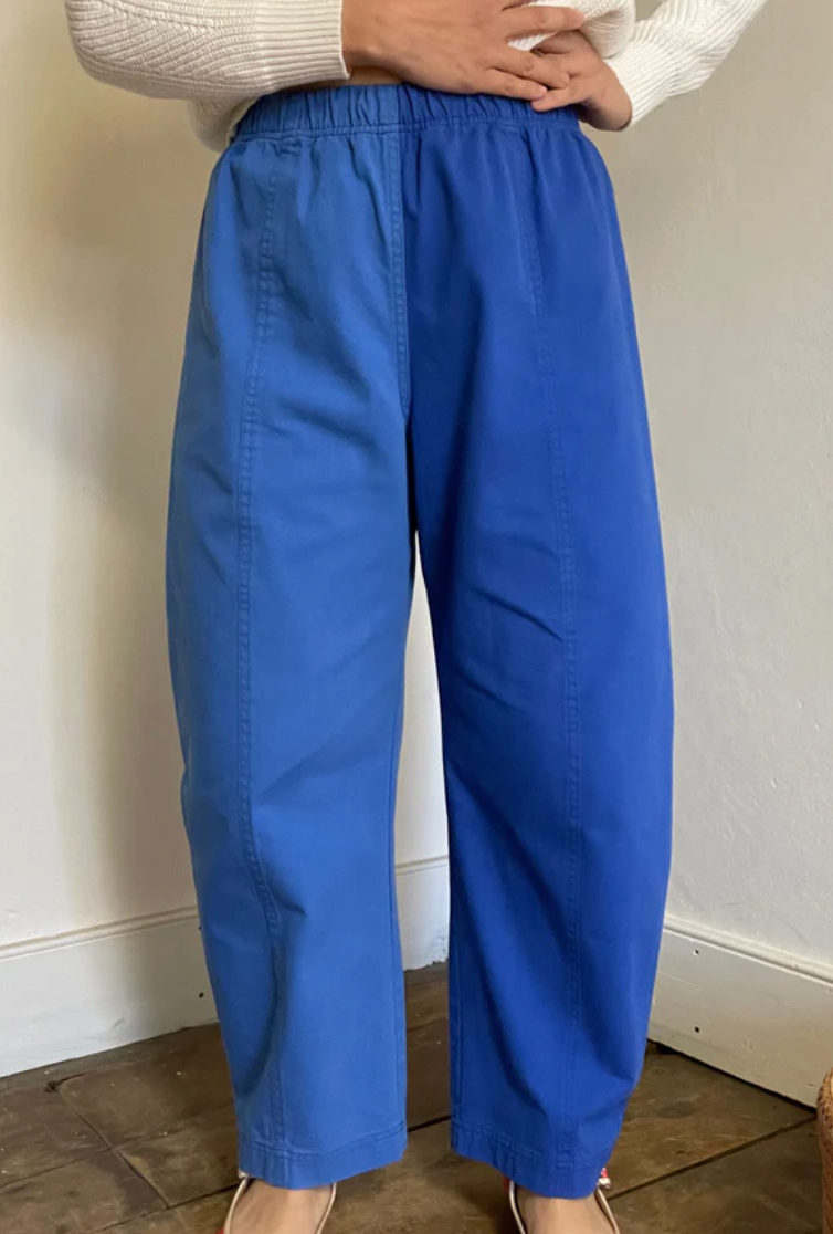 Colorblock Cotton Pants