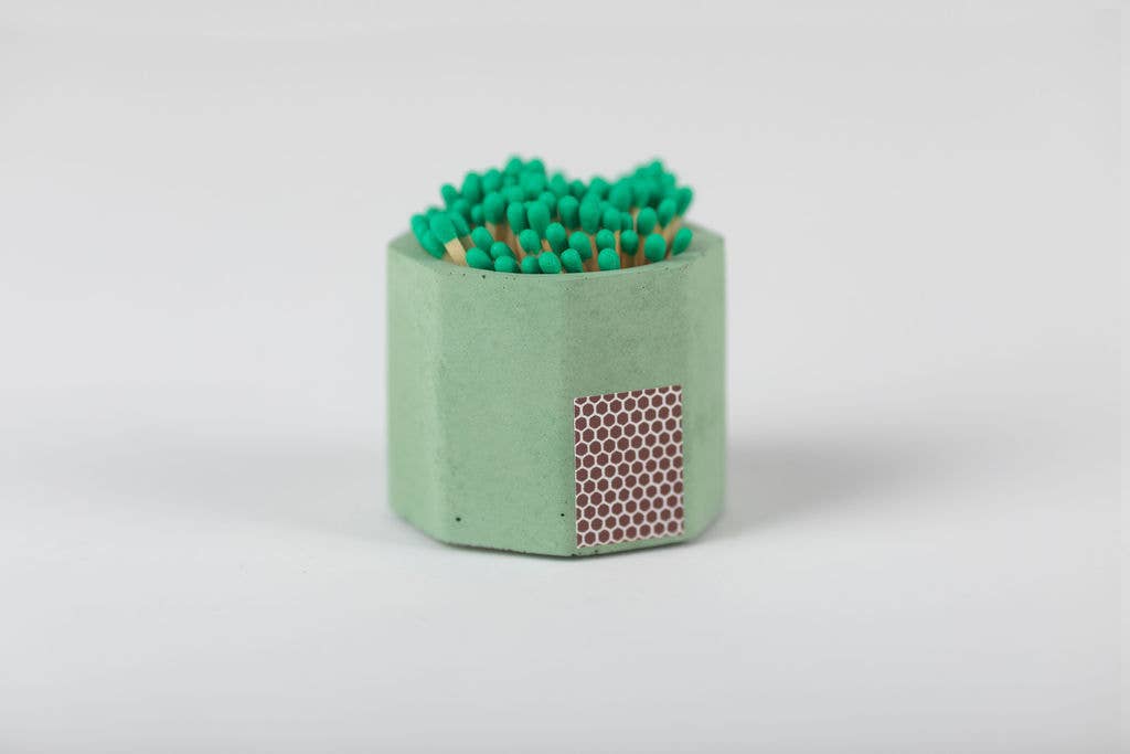 Concrete Match Holder