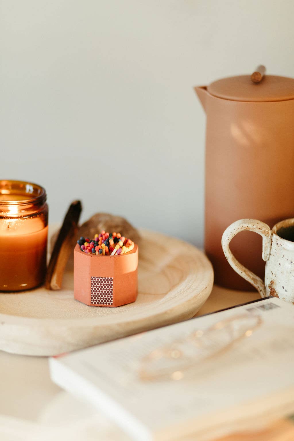 Concrete Match Holder