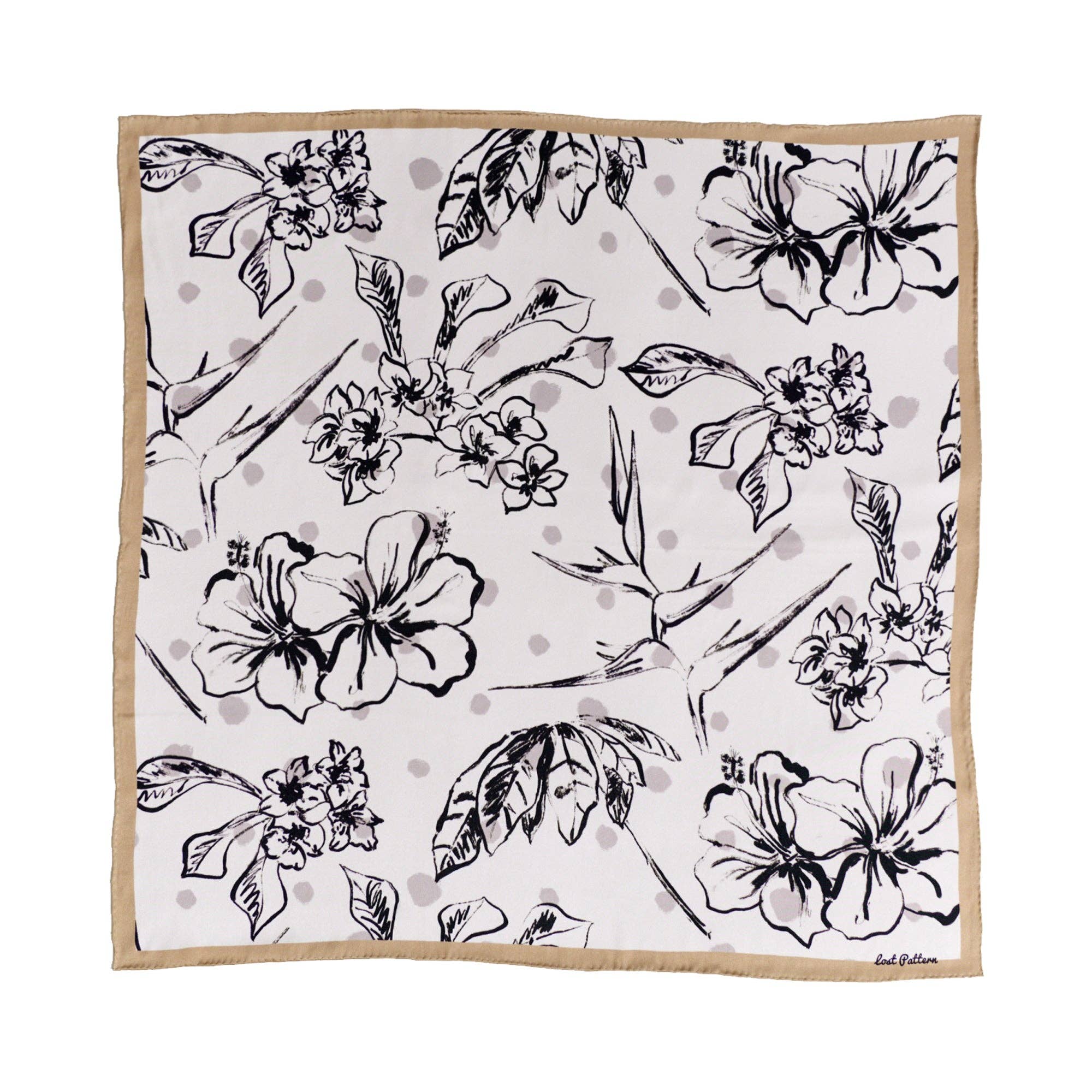 La Isla Silk Bandana Scarf