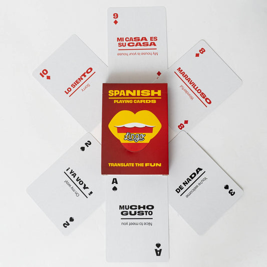 Spanish travel playing cards