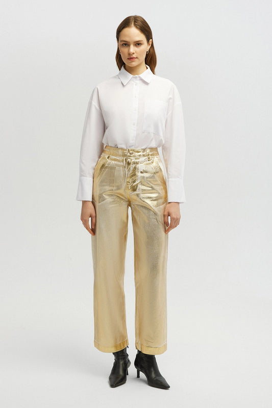 Gold Foil Pants