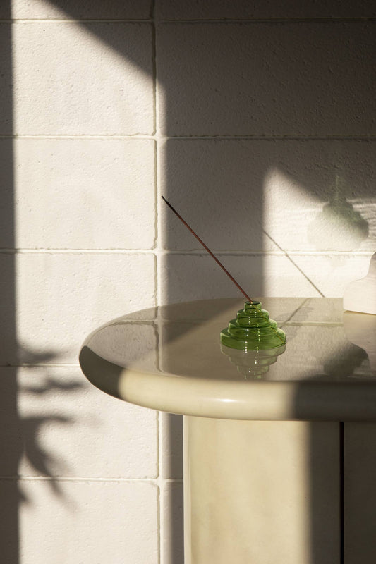 Glass Meso Incense Holder