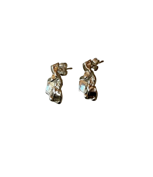 Silver earrings