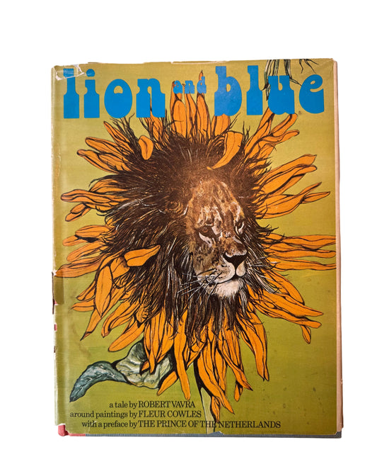 Lion and blue