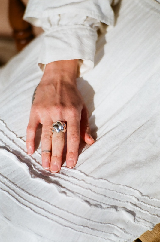 Sterling silver Catania ring