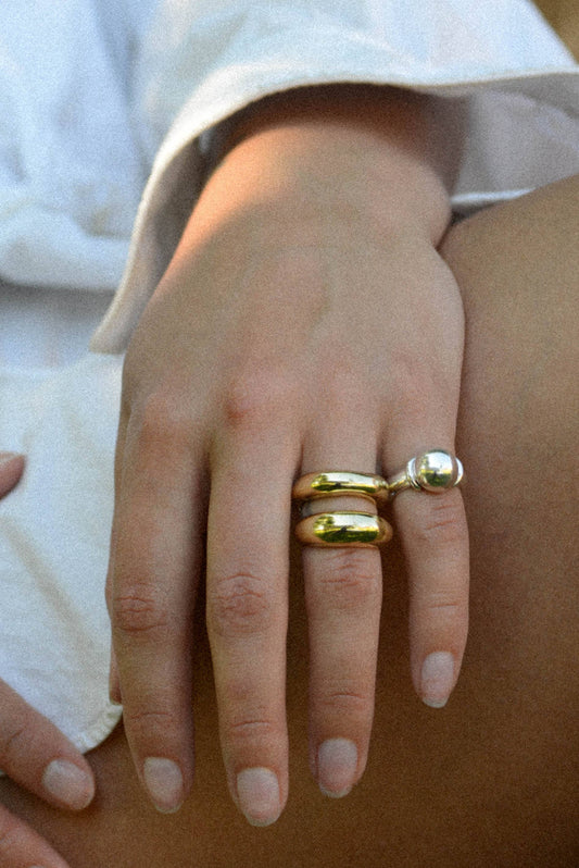 sterling silver pinky ring