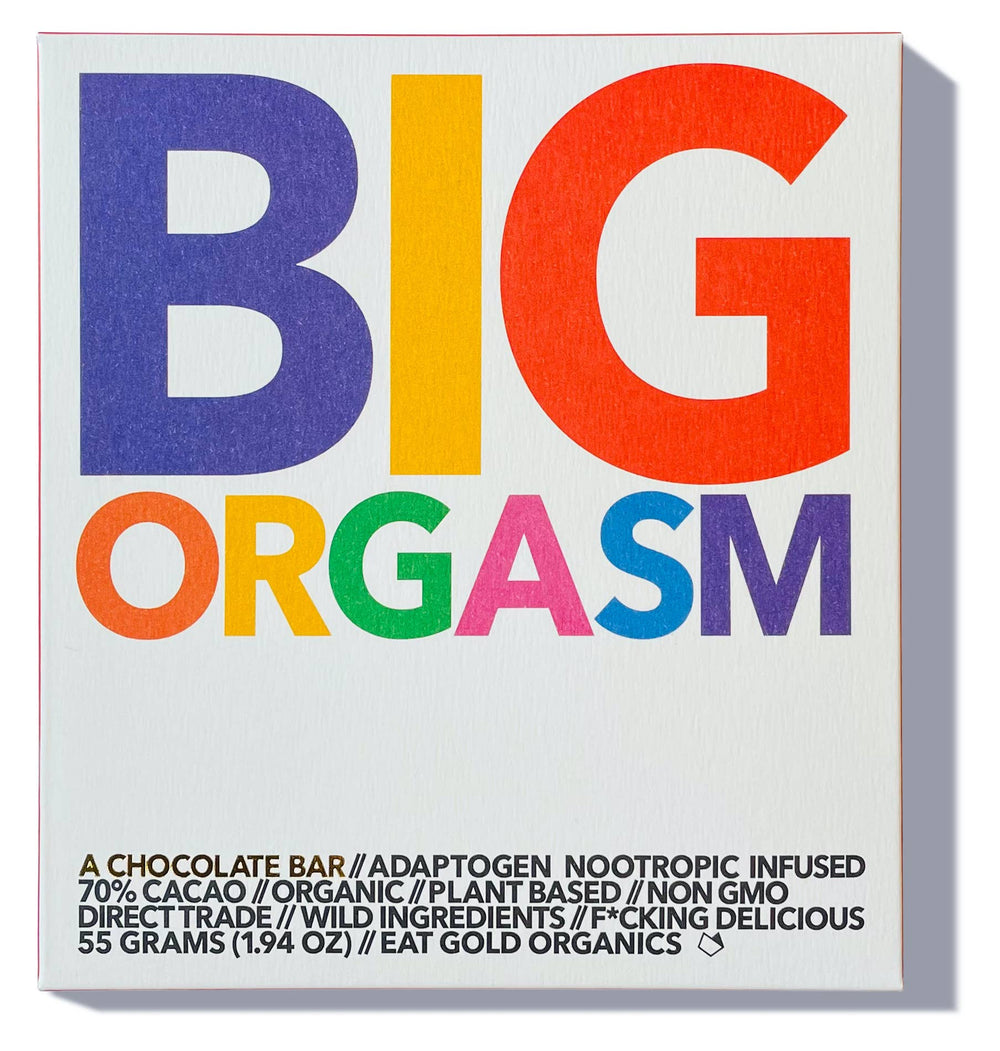 BIG ORGASM, a Potent, Functional & Delicious Chocolate Bar