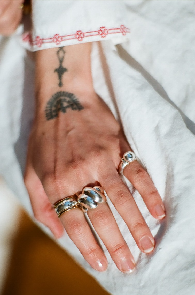 Sterling silver Catania ring