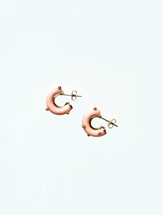 Hannayoo mini moon earrings