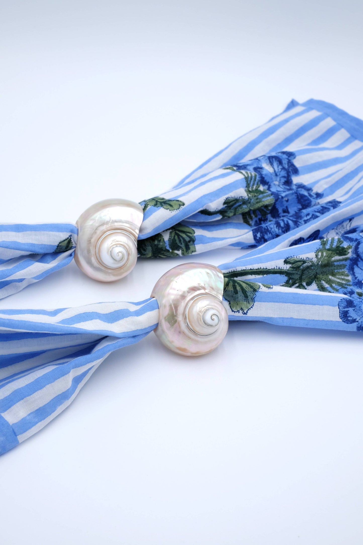 Seashell Napkin Rings, Set of 4