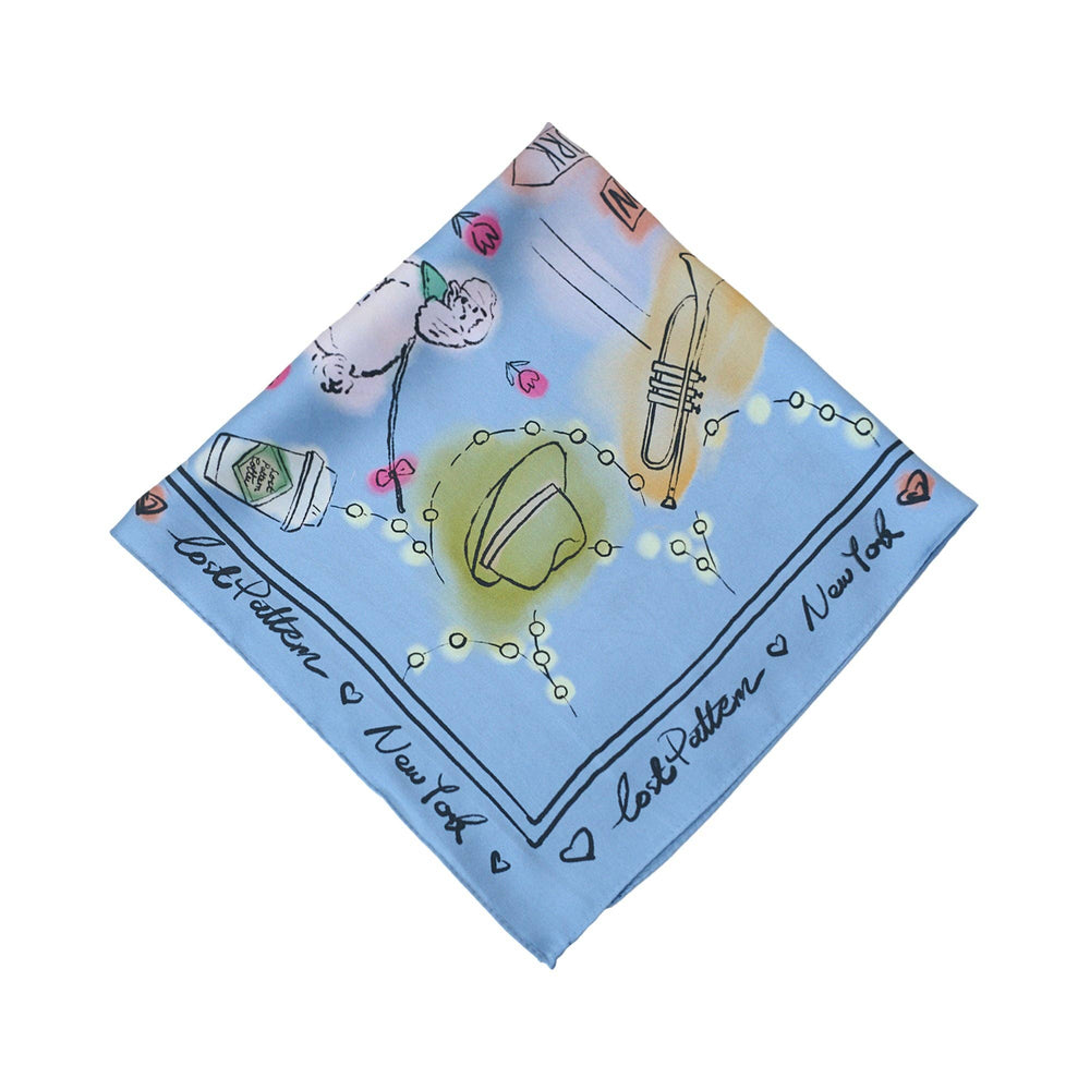 New York Silk Scarf