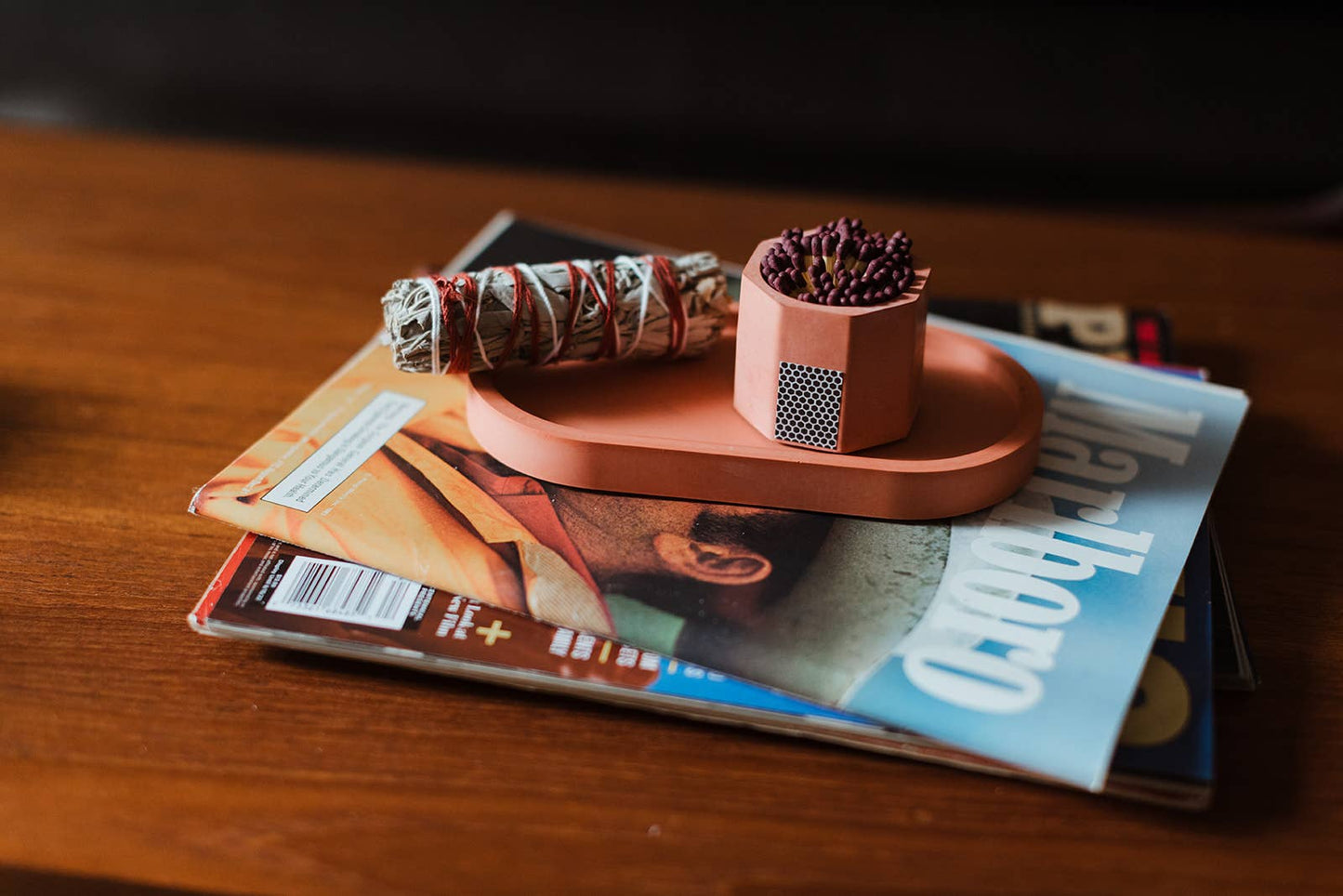 Concrete Match Holder