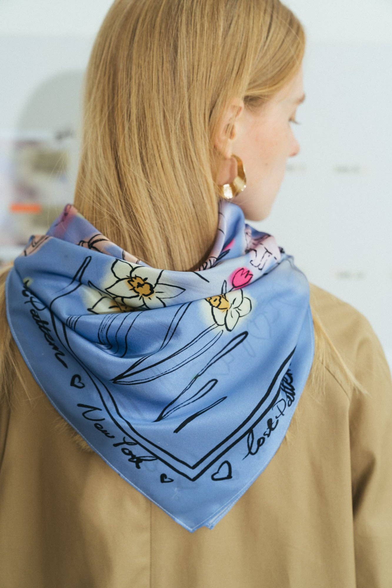 New York Silk Scarf