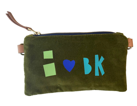 I heart Brooklyn pouches