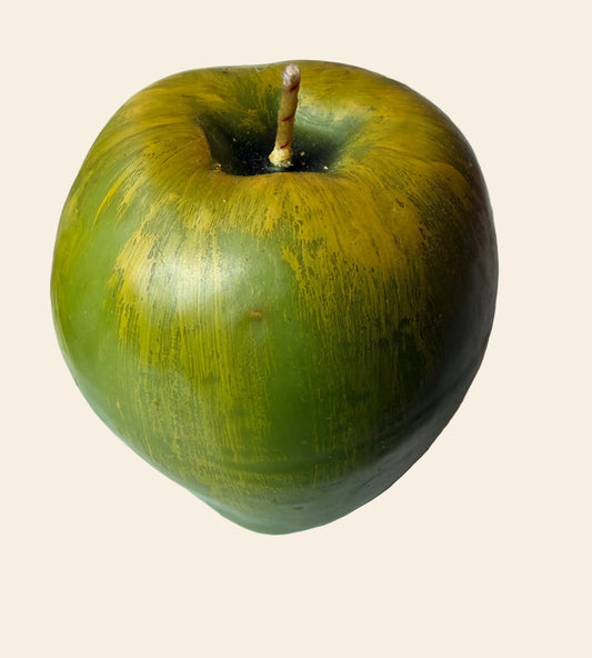 Handmade naturally scented Apple Candle