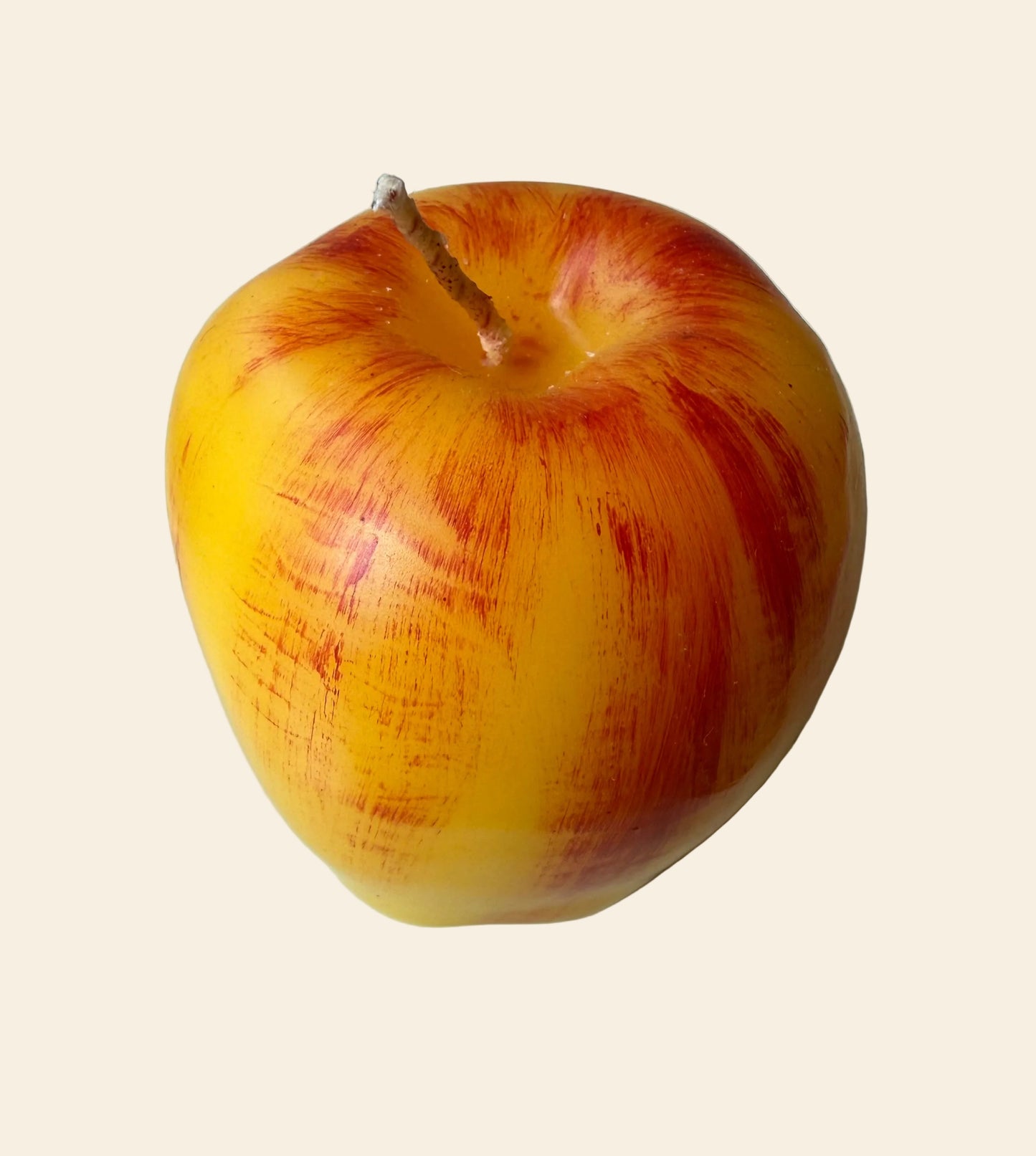 Handmade naturally scented Apple Candle