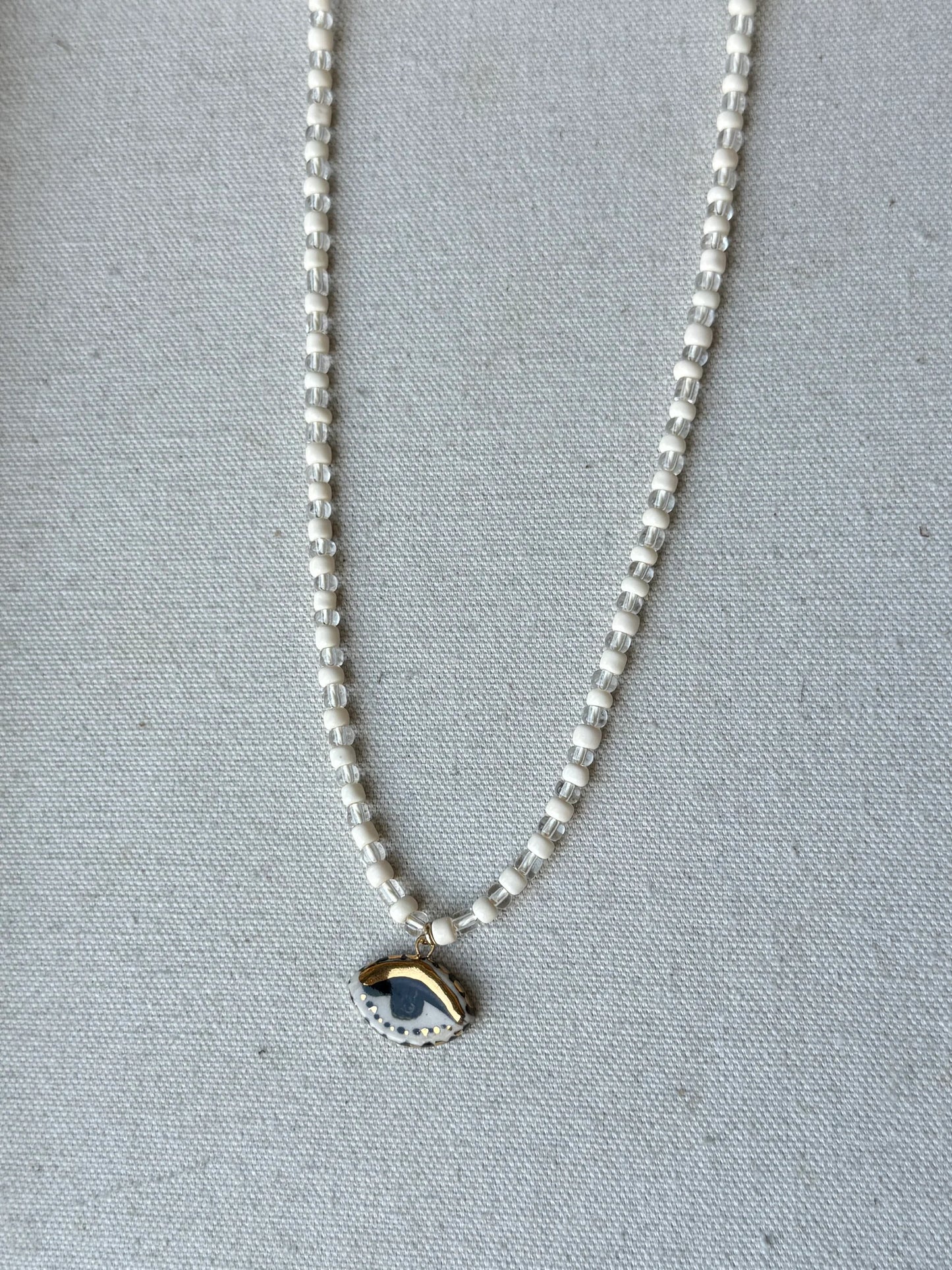 Not so Evil eye Beaded Necklace