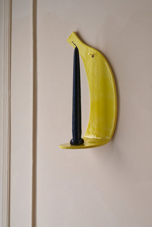 Banana Candle Wall Sconce