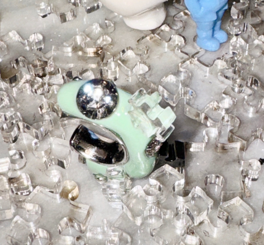 Puzzle Ear Cuff