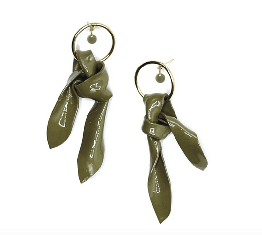 Hannayoo tie earrings