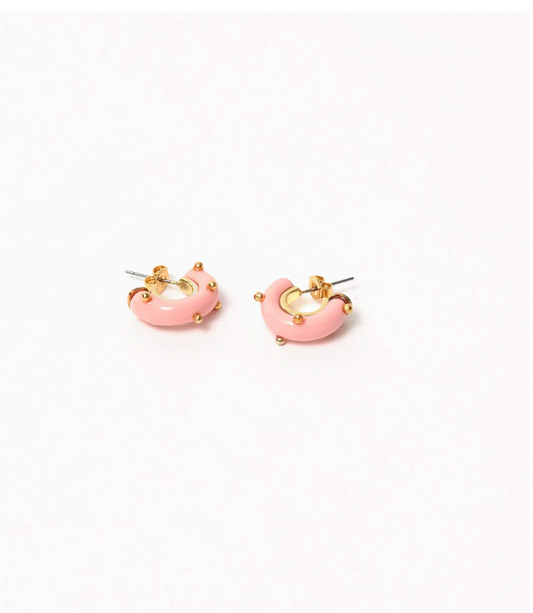 Hannayoo mini moon earrings