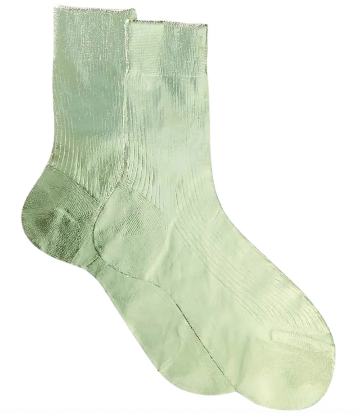Italian Metallic Laminated Socks