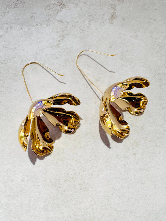 Tulipan floral earrings