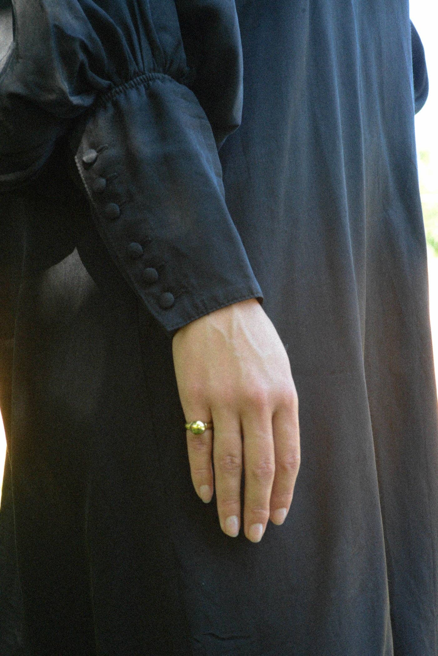 Brass pinky ring