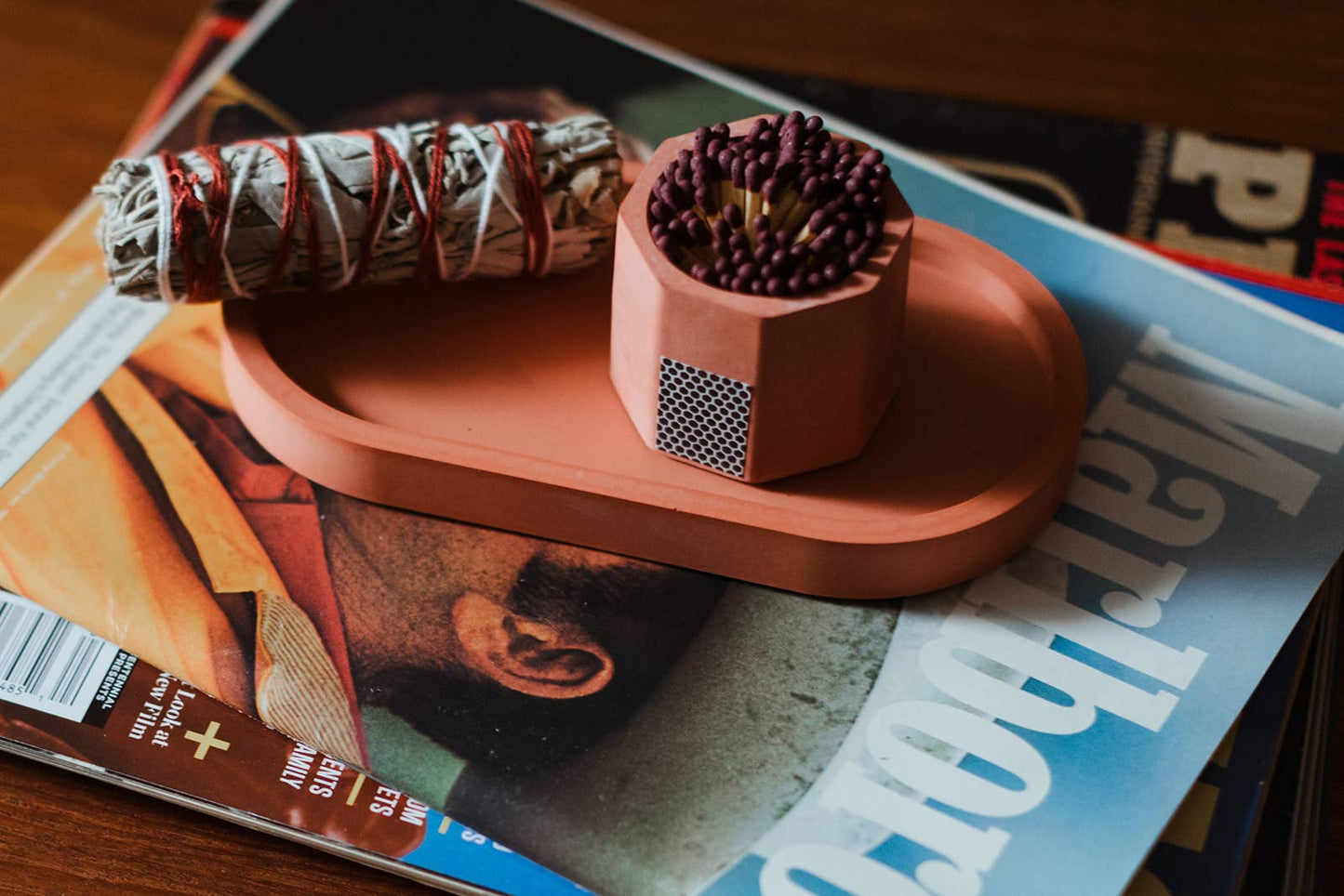 Concrete Match Holder